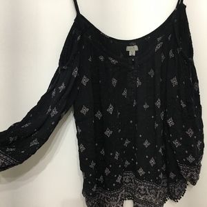 Urban Outfitters cold shoulder top